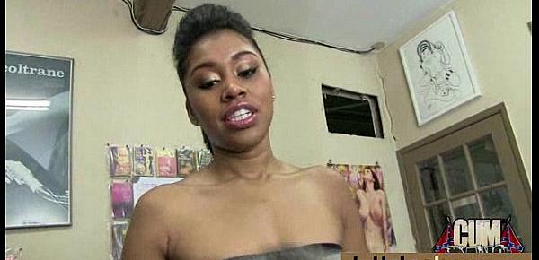  Naughty black wife gang banged by white friends 29